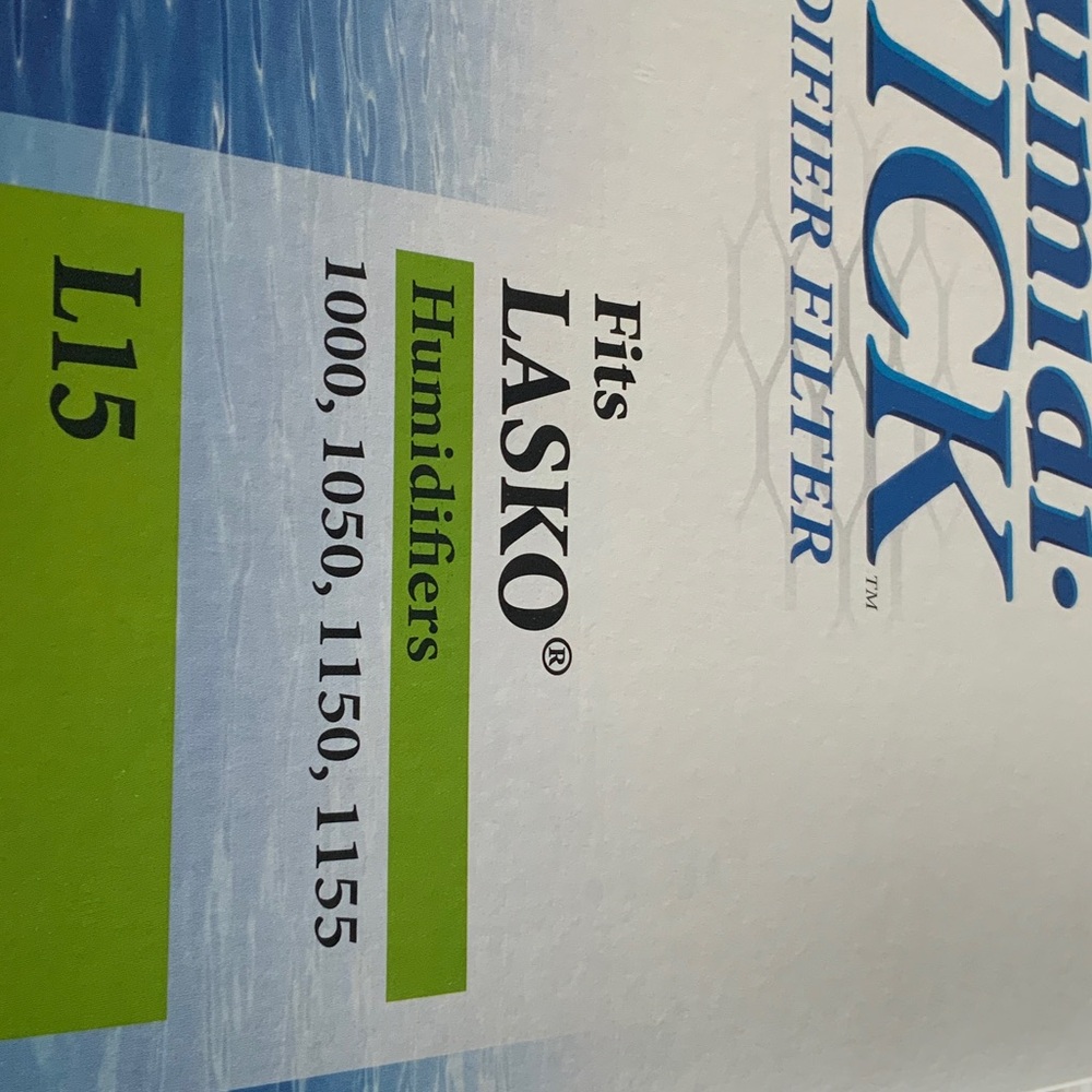Lasko Humidifier Filter L15